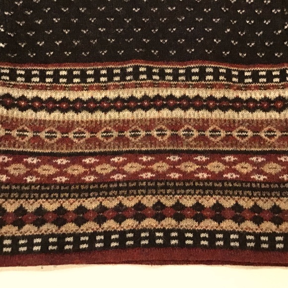 LL Bean Fair Isle Sweater Medium - Picture 3 of 6